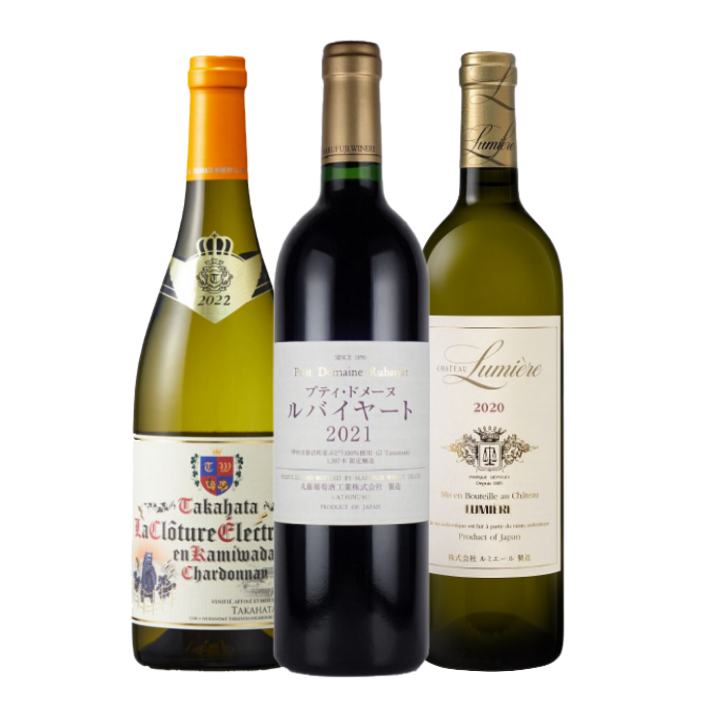 Japanische Weinpaket von Weinkontor Sommer mit Rotwein und Weissweine 