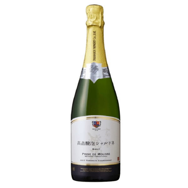 Sekt Japan Flasche Chardonnay 2017 Weisswein gold grün weiss Prise de Mousse